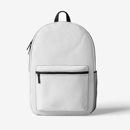 Retro White Backpack